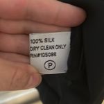 barney's new york Barney’s New York black silk sleeveless peplum top sz L Photo 3