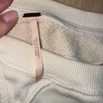 Free People  Cream Oversized Sweatshirt Size XS/Small Photo 2