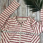 Free People Peplum Striped Jacket  Large Photo 6