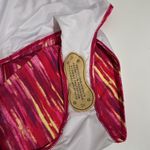 Pink and Yellow One Piece Swimsuit with Textured Halter Top NWOT Size XL Photo 5