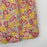 Zac Posen Broque Yellow Brocade Sleeveless A-Line Flamboyant Mini Dress Small Photo 2