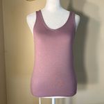 Aeropostale Sugar Plum Mauve Floral Lace Racerback Tank Top Medium Photo 2