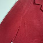 Via Seta Studio Red Blazer Jacket Skirt SILK Size 10/12 GUC Photo 6