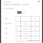 Petal and Pup  NWOT $99 White strapless rosetta midi dress XL 16 Photo 2