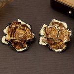 ZARA NWT❗️ Enamelled Floral Earrings Photo 4