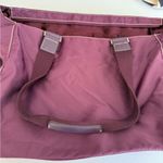 United Colors Of Benetton  Large Purple Duffel Shoulder Tote Bag Photo 8