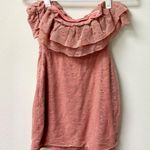 Majorelle  Coda Strapless Ruffle Trim Mini Dress Blush Women's Size Small Photo 2