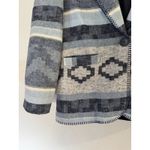 Carolina Colours Blue Southwestern Soft Knit Blazer Jacket Women’s Small Photo 3