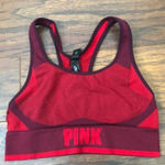 PINK - Victoria's Secret PINK VS Victoria Secret red sports activewear bra Photo 0