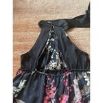 Forever Vintage USA Sakura Print Women’s Tie Neck Sleeveless Open Back Top L Size L Photo 8