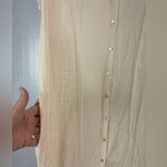 Suzanne Betro  L Short Sleeved Summer Button Down Maxi Shirt Dress Photo 7