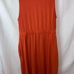 SheIn  Sleeveless Button-Down Pumpkin Spice Mini Dress Size Medium Photo 4