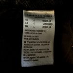 American Eagle  Mom Jeans High Rise Stretch Cotton Denim Black Washed 4R Photo 4