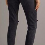 AGOLDE Nico High Waisted Cassette Distressed Button Fly Black Jeans Size 27 Photo 1