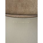 Coach  Beat Saddle Bag in Taupe Glovetanned Leather Two Crossbody Straps EUC Photo 10