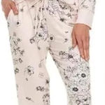 Flora Nikrooz NWT FN Women's Super Soft Satin Pajama Set with Notch Collar Pink XL Photo 0