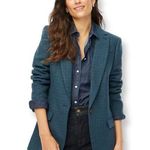 Pendleton Vintage Teal & Purple Houndstooth Wool Blazer Photo 0