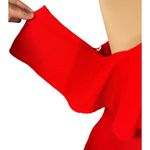J.O.A. Los Angeles Cold Shoulder Mini Dress Candy Apple Red Size M Medium Photo 4