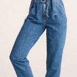 Abercrombie & Fitch ultra high rise paperbag tie waist jeans 6short Photo 0