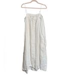 Urban Outfitters  UO White‎ 100% Linen Juliana Midi Dress Women’s Small Photo 4