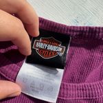 Harley Davidson Harley-Davidson Purple Rhinestone Long Sleeve Thermal Shirt Medium Women Mcbling Photo 7