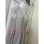 Anthropologie maeve sheer floral Violetta Slip dress colorful  size small Hippie Photo 3