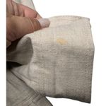 Vtg Y2K Charter Club Beige 100% Linen Embellished Button Up Shirt Jacket 2X Tan Photo 3