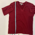 Carolyn Taylor  V-Neck 3/4 Length Sleeve Textured Casual Top EUC Sz Sm Women’s Photo 9