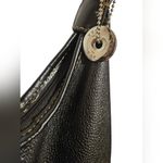 The Sak  Black Leather Shoulder Bag crescent shape Photo 3