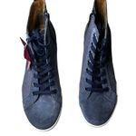 Comfortiva Lupine High Top Sneaker Multi Textured Suede Blue Sneakers NEW Sz 7.5 Photo 1