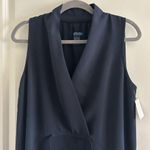 Doncaster Black Sheath Midi Dress V-Neck Sleeveless Photo 1