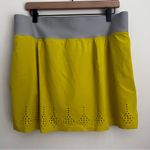 Title Nine  Yellow Gray Skort athletic performance Cutout Design Chartreuse L Photo 1