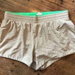 Fabletics Hali Run Breathe khaki green pop XL athletic shorts Photo 1