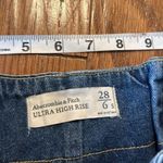 Abercrombie & Fitch ultra high rise paperbag tie waist jeans 6short Photo 3