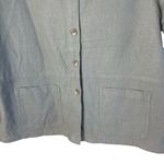Erika Vtg  Collection Women’s Small Linen Blend Too Blouse Button Down Photo 3
