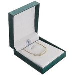 Boutique NEW‎ 14k Gold Plated Silver Pave Diamond Bamboo Bracelet, Slide Closure Photo 5