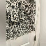 Gap Soft Boyfriend Fit Back White Floral Collared Button Down Pockets Size S Photo 8