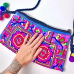 Bohemian Embroidered Pom Photo 1