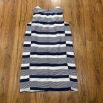 Amanda Uprichard  Dress Womens Small Blue White Silk Sheath Lined Sleeveless Mini Photo 5