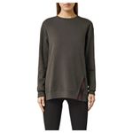 AllSaints All Saints Solo Check Sweatshirt Crewneck Flannel Green Women's Small Photo 6