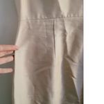 Carolina Herrera CH Zip Front Sleeveless Sheath Dress Cream *NO BELT - READ* Photo 11