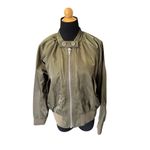 Free People  BOMBER JACKET OLIVE GREEN SIZE SMALL Photo 2