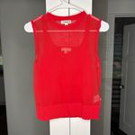 J.Crew Gauzy Sweater Shell Tank Top Red Photo 1