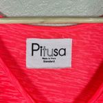 Pitusa Rainbow Maxi Dress Cover Up Womens Standard Neon Bright Tiered Beach Pink Size undefined Photo 1