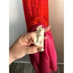 Chufy Huancayo Halter Lace Eyelet Maxi Dress Size Medium Large Red Photo 7