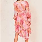 Love Shack Fancy Meridian Dress NWT rainbow cloud size 2 size xsmall 100% silk Photo 7