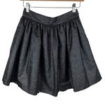 Joie NWT  Metallic Willa Mini Skirt Sz 2 Sparkle Party Cocktail‎ Holiday Gunmetal Photo 0
