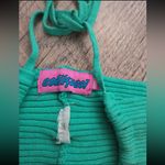 Edikted  Green Ribbed halter tie Top Photo 2