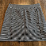 Talbots  Black and White Stripe skort - size SP (small petite) Photo 0