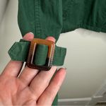 Wet Seal Peacoat Style Jacket Green Juniors Size Large Cotton Unlined Photo 3